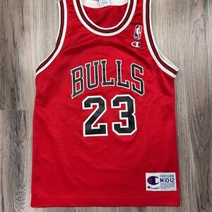 Vintage Michael Jordan Champion Jersey 1990s Youth Medium